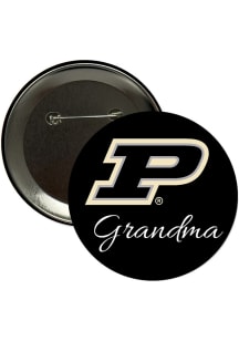 Purdue Boilermakers 3" Grandma Button - Black