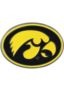 Iowa Hawkeyes Full Color Car Emblem - Black