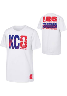 Mitchell and Ness FIFA Kansas City Youth White Cityview FIFA 26 Short Sleeve T-Shirt