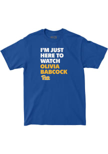Olivia Babcock Pitt Panthers Blue Game Day Tee Short Sleeve Fashion Player T Shirt