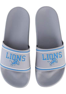 Detroit Lions Raised Logo Mens Slides