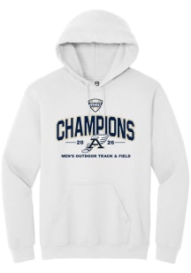 Summit Sportswear Akron Zips Mens White MAC 2026 Men's Outdoor Track & Field Champions Long Sleeve..