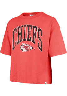 47 Kansas City Chiefs Womens Red Mindi Short Sleeve T-Shirt