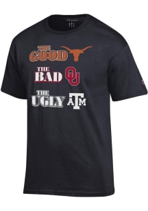 Champion Texas Longhorns Black Good Bad Ugly Short Sleeve T Shirt