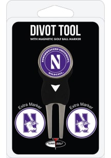 Northwestern Wildcats 3 Pack Ball Marker Divot Tool