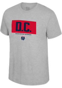 Washington Wizards Grey Crossbar Short Sleeve T Shirt