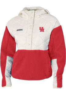 Columbia Houston Cougars Womens Red Cloud Point Fleece Light Weight Jacket