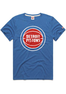 Homage Detroit Pistons Blue Primary Logo Short Sleeve Fashion T Shirt