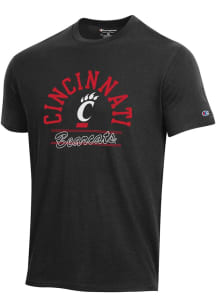 Champion Cincinnati Bearcats Black Stadium Short Sleeve T Shirt