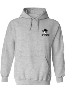 Vive La Fete New Mexico State Aggies Womens Ash Impressions Hooded Sweatshirt