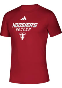 Adidas Indiana Hoosiers Red Heat Seal Creator Short Sleeve T Shirt