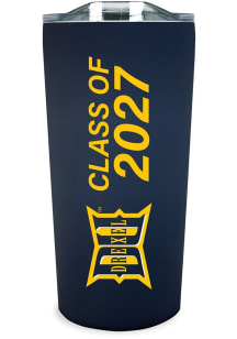 Drexel Dragons 18oz Class of 2027 Soft Touch Stainless Steel Tumbler - Navy Blue
