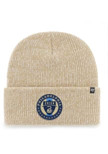 47 Philadelphia Union Khaki Brain Freeze Cuff Mens Knit Hat