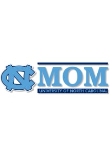 North Carolina Tar Heels 6x2 Mom Auto Decal - Light Blue