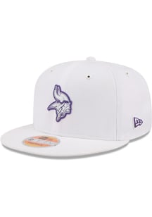 New Era Minnesota Vikings White NFL Sideline 9FIFTY Mens Snapback Hat