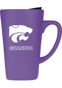 K-State Wildcats 16oz Grandpa Soft Touch Ceramic Mug - Purple