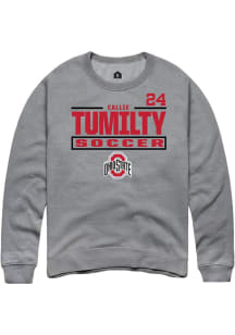 Callie Tumilty Ohio State Buckeyes Mens Graphite NIL Stacked Box Player Crew
