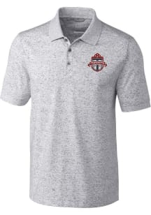 Cutter and Buck Toronto FC Mens Graphite Advantage Space Dye Short Sleeve Polo