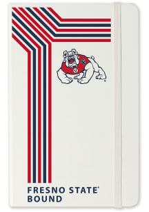 Fresno State Bulldogs School Bound Notebook and Folder - White