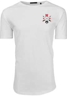 Greyson Nebraska Cornhuskers White Alpha Slub Short Sleeve T Shirt
