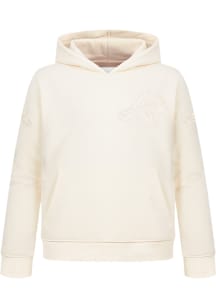 Pro Standard Atlanta Braves Boys White Neutral Long Sleeve Hooded Sweatshirt