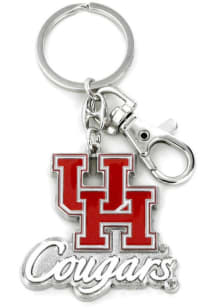 Houston Cougars Heavyweight Keychain - Red