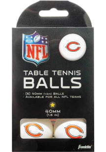 Chicago Bears 6 Pack Table Tennis Balls Ping Pong Balls