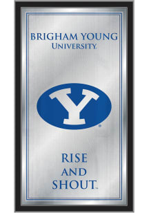 BYU Cougars Fight Song Hanging Back Bar Mirror