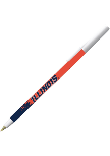 Illinois Fighting Illini Single Superball Pen - Orange