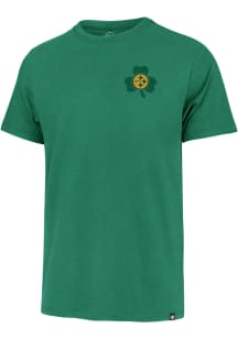 47 Pittsburgh Steelers Green Lucky Clover Franklin Short Sleeve Fashion T Shirt