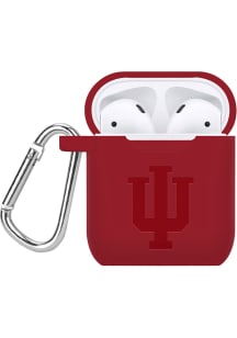 Indiana Hoosiers Silicone AirPod Keychain - Red