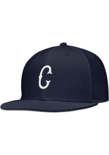 Nike UConn Huskies Mens Navy Blue Baseball Pro Flat Bill Fitted Hat
