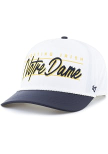 47 Notre Dame Fighting Irish Brrr Condor Two-Tone Hitch Adjustable Hat - White