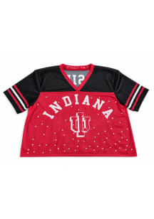 Indiana Hoosiers Womens Summit Sportswear Gameday Fashion Football Jersey - Crimson
