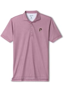 Johnnie O Philadelphia Phillies Mens Maroon Crosslink Short Sleeve Fashion Polo