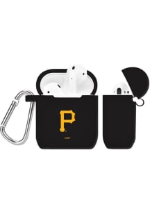 Pittsburgh Pirates Silicone AirPod Keychain - Black