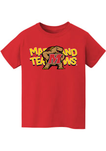 Vive La Fete Maryland Terrapins Youth Red Ian Short Sleeve T-Shirt