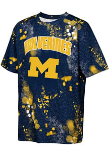 Michigan Wolverines Youth Navy Blue Stadium Lights Short Sleeve T-Shirt