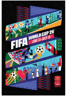 Something Inked FIFA Kansas City 24x36 World Cup Host City Unframed Poster