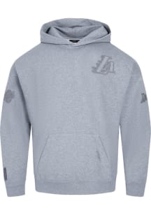 Pro Standard Los Angeles Lakers Mens Grey Neutral Long Sleeve Hoodie