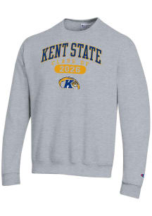 Champion Kent State Golden Flashes Mens Grey Pill Class of 2026 Powerblend Long Sleeve Crew Sweats..
