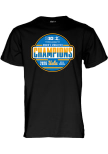 Blue 84 UCLA Bruins Black 2026 Big Ten Women's Gymnastics Tournament Champions Locker Room Short S..