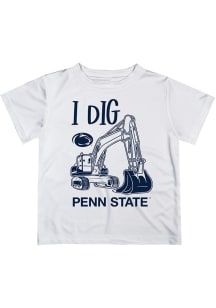 Vive La Fete Penn State Nittany Lions Youth White Excavator Short Sleeve T-Shirt