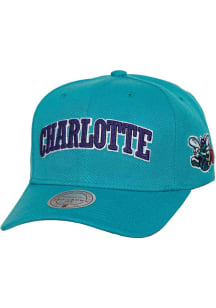 Mitchell and Ness Charlotte Hornets Chain Gang Pro Snap Adjustable Hat - Teal