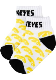 Iowa Hawkeyes Mascot Baby Quarter Socks