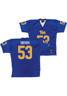Zachary Crothers   Pitt Panthers Blue NIL Blue Football Jersey