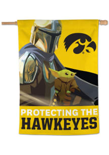 Iowa Hawkeyes Mandalorian 28x40 Banner - Gold