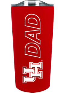 Houston Cougars 18oz Dad Soft Touch Stainless Steel Tumbler - Red