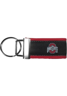 Ohio State Buckeyes Woven Keychain - Red