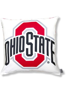 Ohio State Buckeyes Red Primary Pillow Case